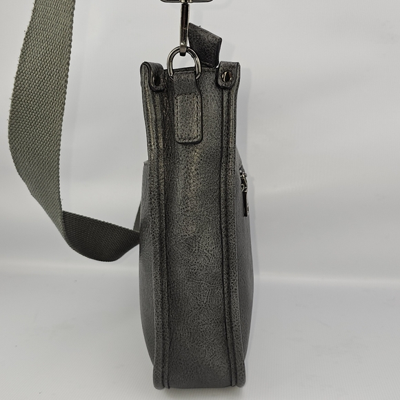 Jen & Co Posie Crossbody Bag Medium Charcoal - Picture 2 of 10